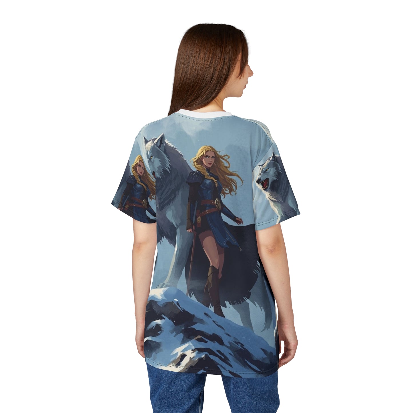 Valkyrie Wolf Protector All-Over Print Tee