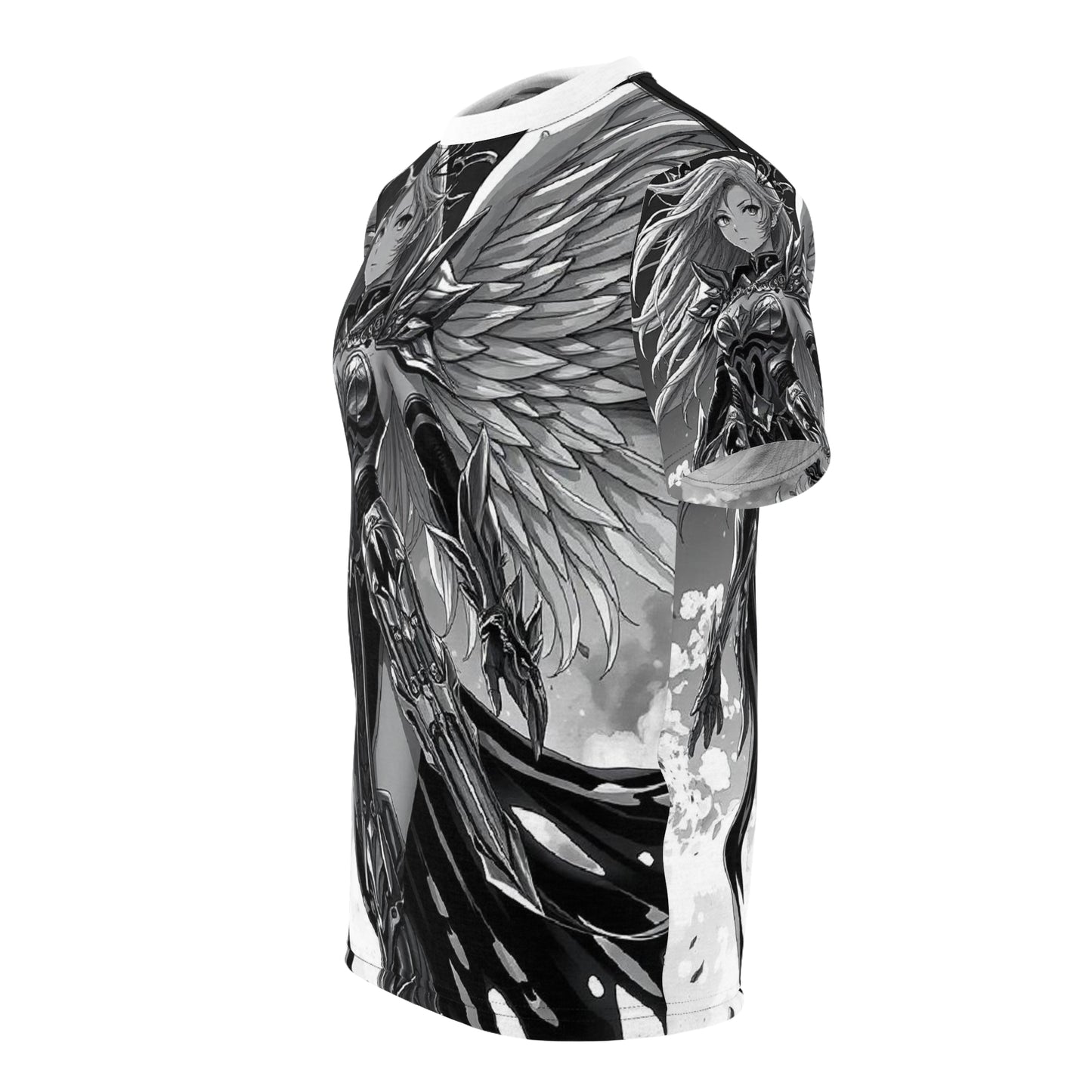 Angel Warrior Graphic Tee — Fantasy Anime Valkyrie AOP Shirt
