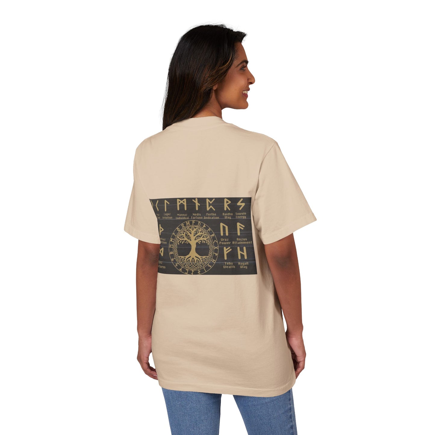 Viking Runes Tree of Life T-Shirt — Norse Rune Alphabet Graphic Tee
