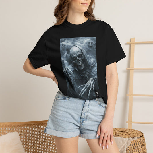 Grim Reaper Skull T-Shirt — RIP Horror Graphic Tee