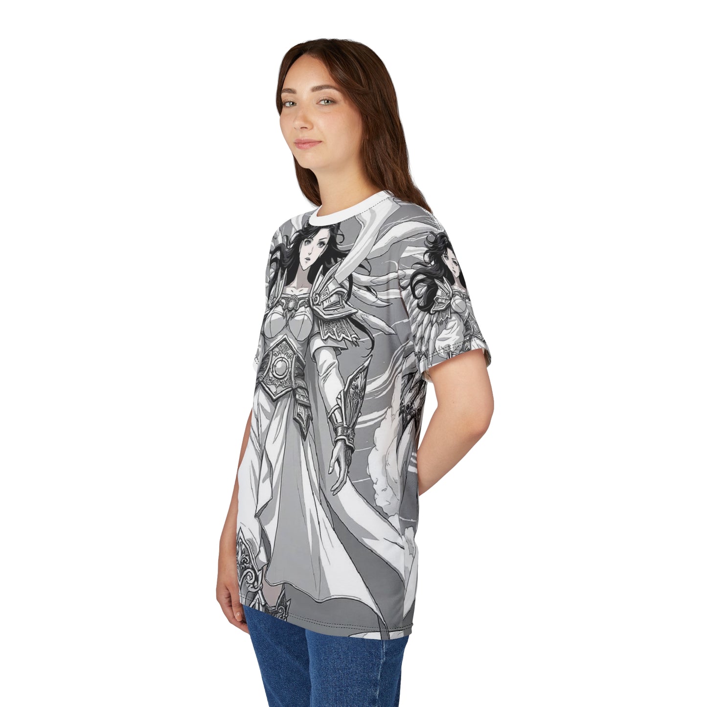 Angel Warrior All-Over Print Tee — Fantasy Goddess AOP Shirt
