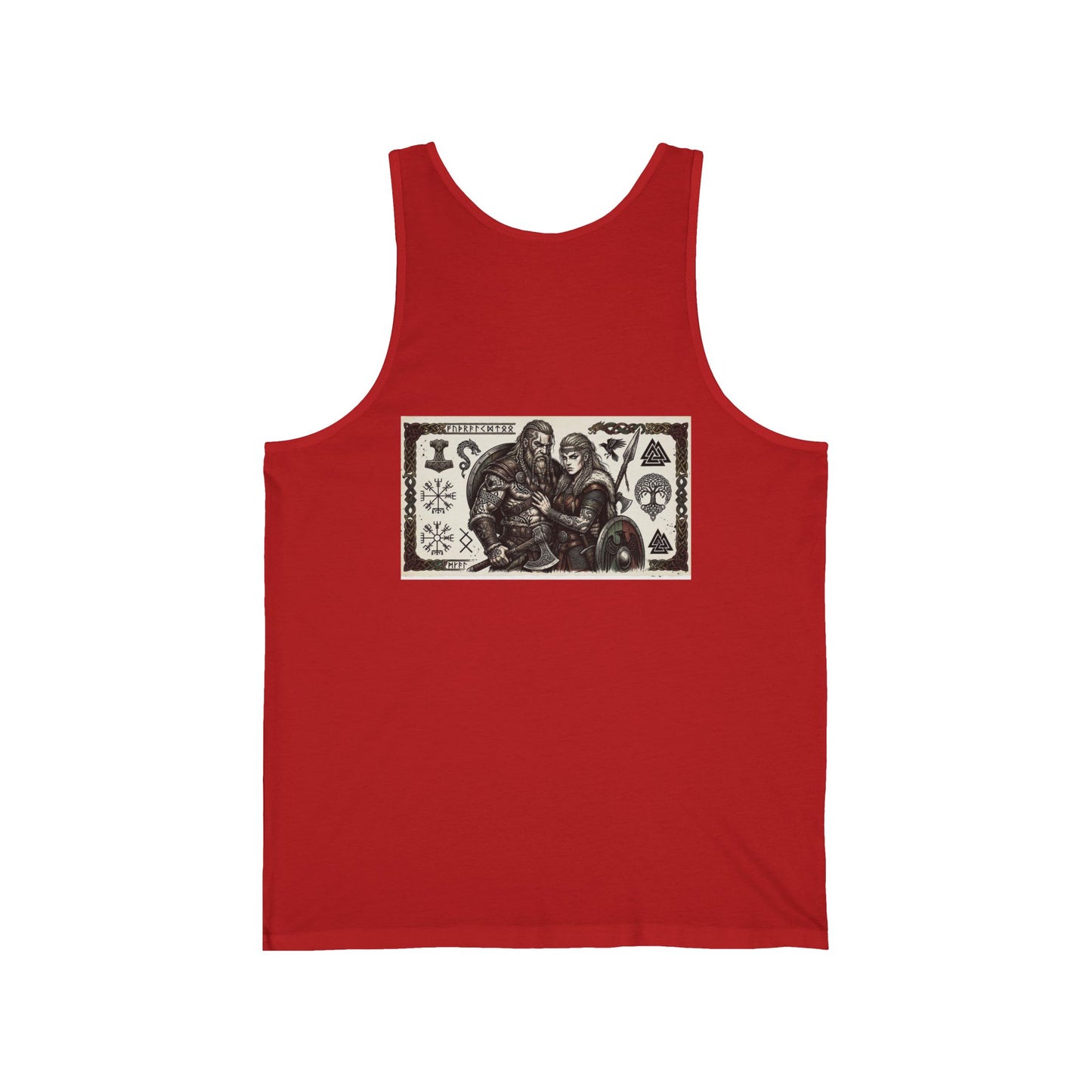 Viking Shieldmates Tank Top — Norse Warrior Illustration Tank
