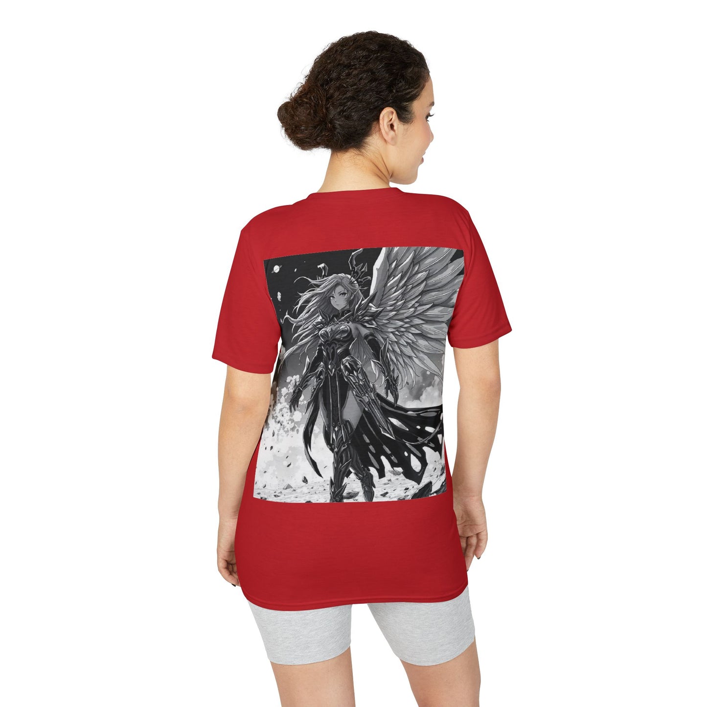 Angel Warrior T-Shirt — Gothic Fantasy Winged Hero Graphic Tee