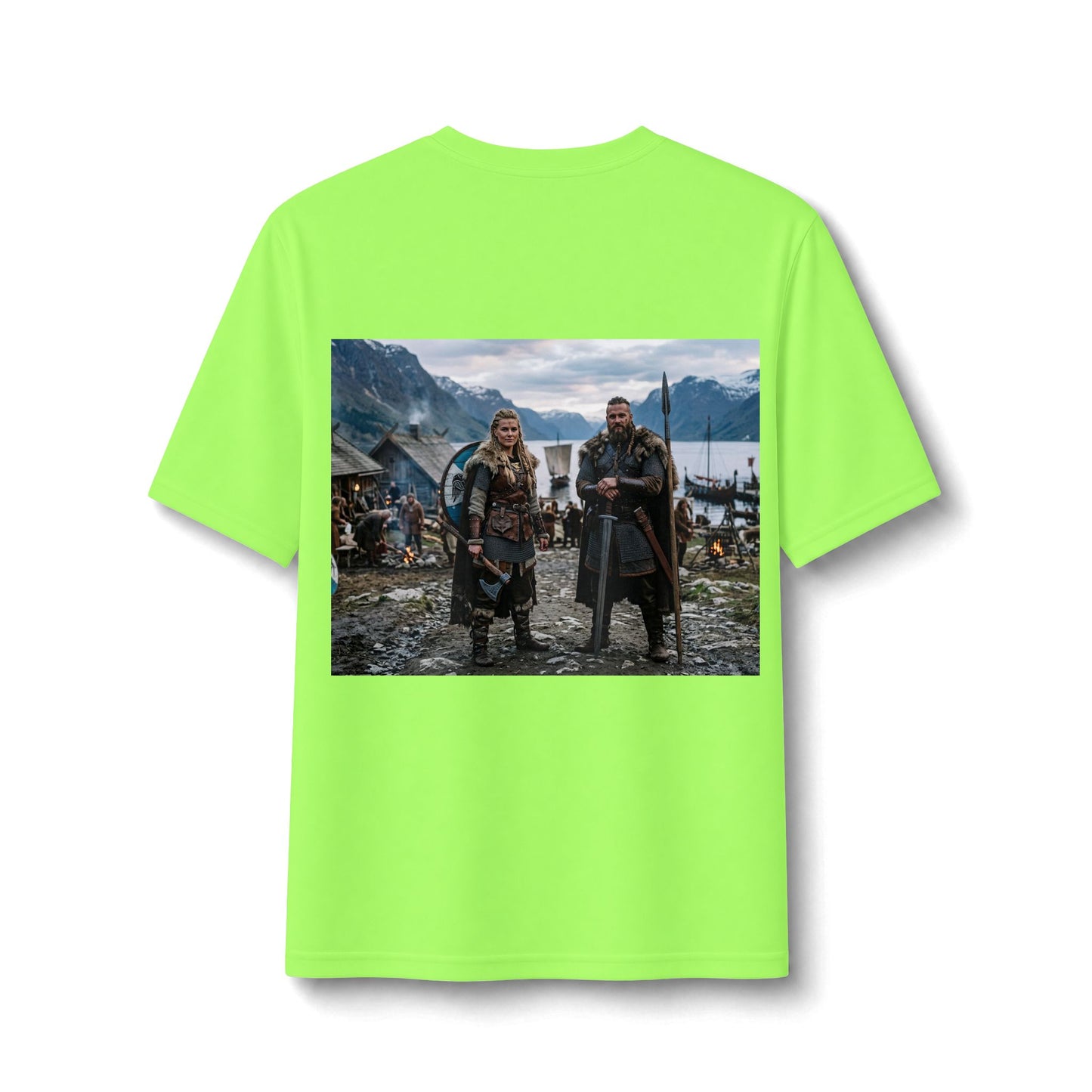 Viking Village Scene Performance Tee