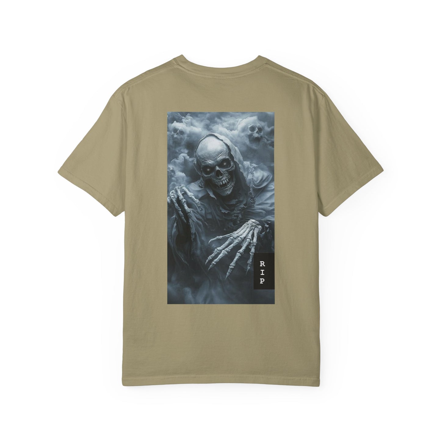 Grim Reaper Skull T-Shirt — RIP Horror Graphic Tee