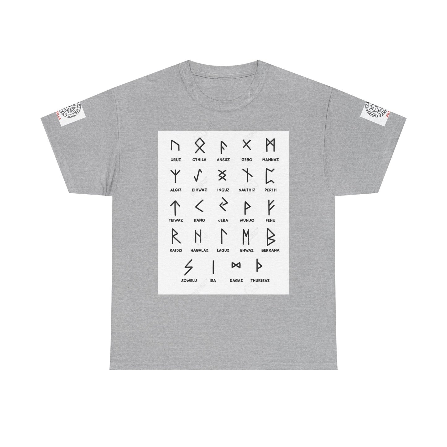 Runes Alphabet T‑Shirt — Viking / Norse Rune Chart Tee