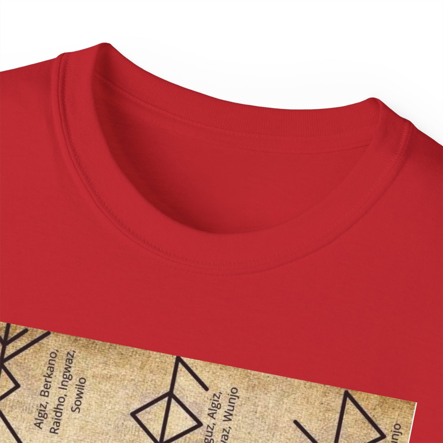 Runic Symbols T‑Shirt — Prosperity, Health & Protection Viking Rune Grid Tee