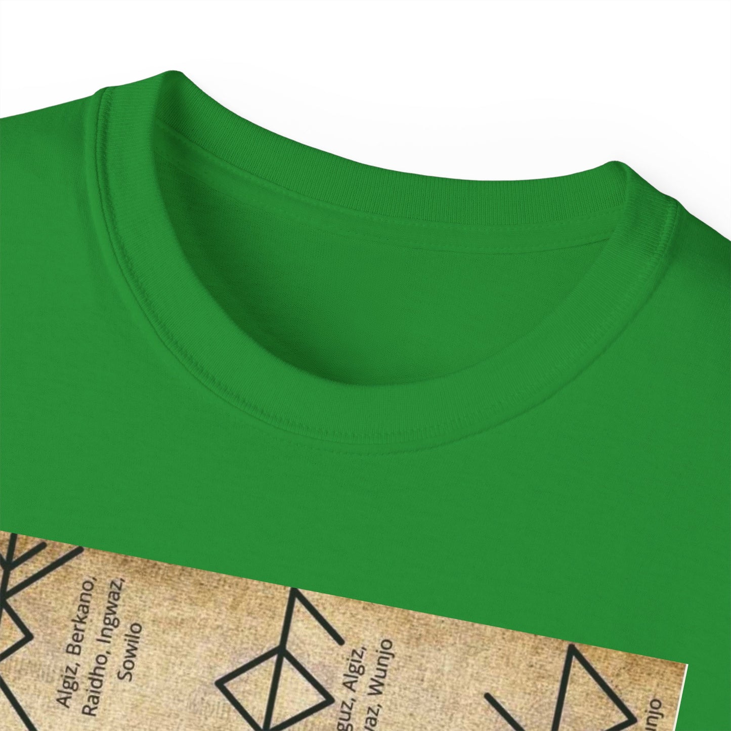 Runic Symbols T‑Shirt — Prosperity, Health & Protection Viking Rune Grid Tee