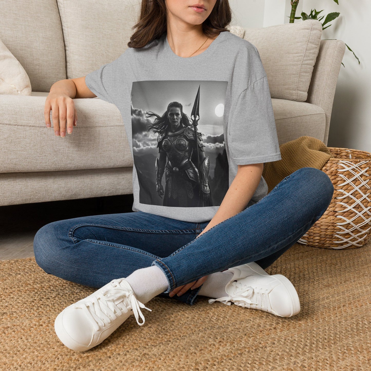 Warrior Goddess T-Shirt — Mythic Female Warrior Art