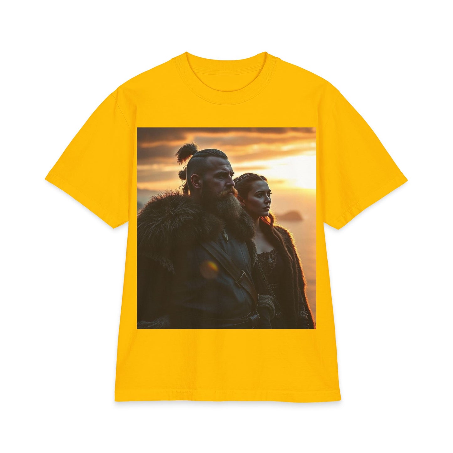 Viking Sunset Graphic T-Shirt