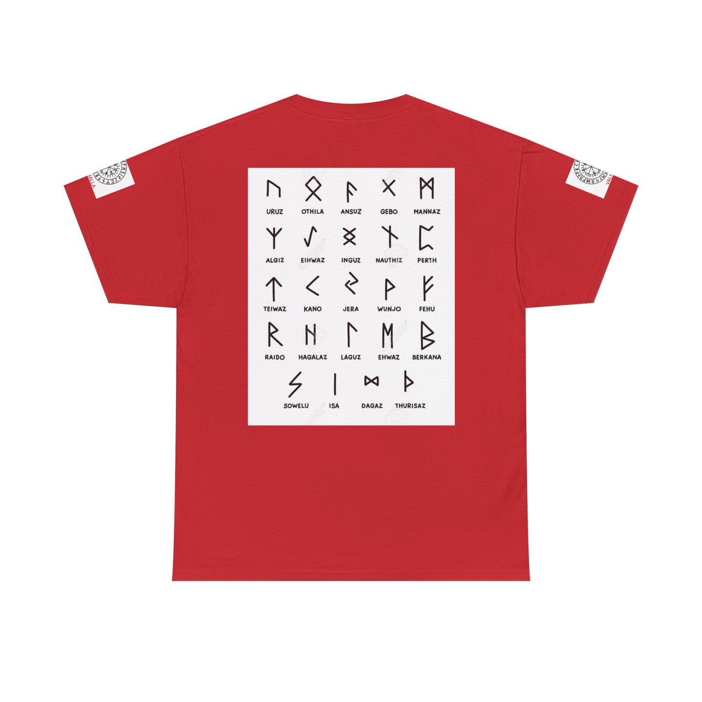 Runes Alphabet T‑Shirt — Viking / Norse Rune Chart Tee