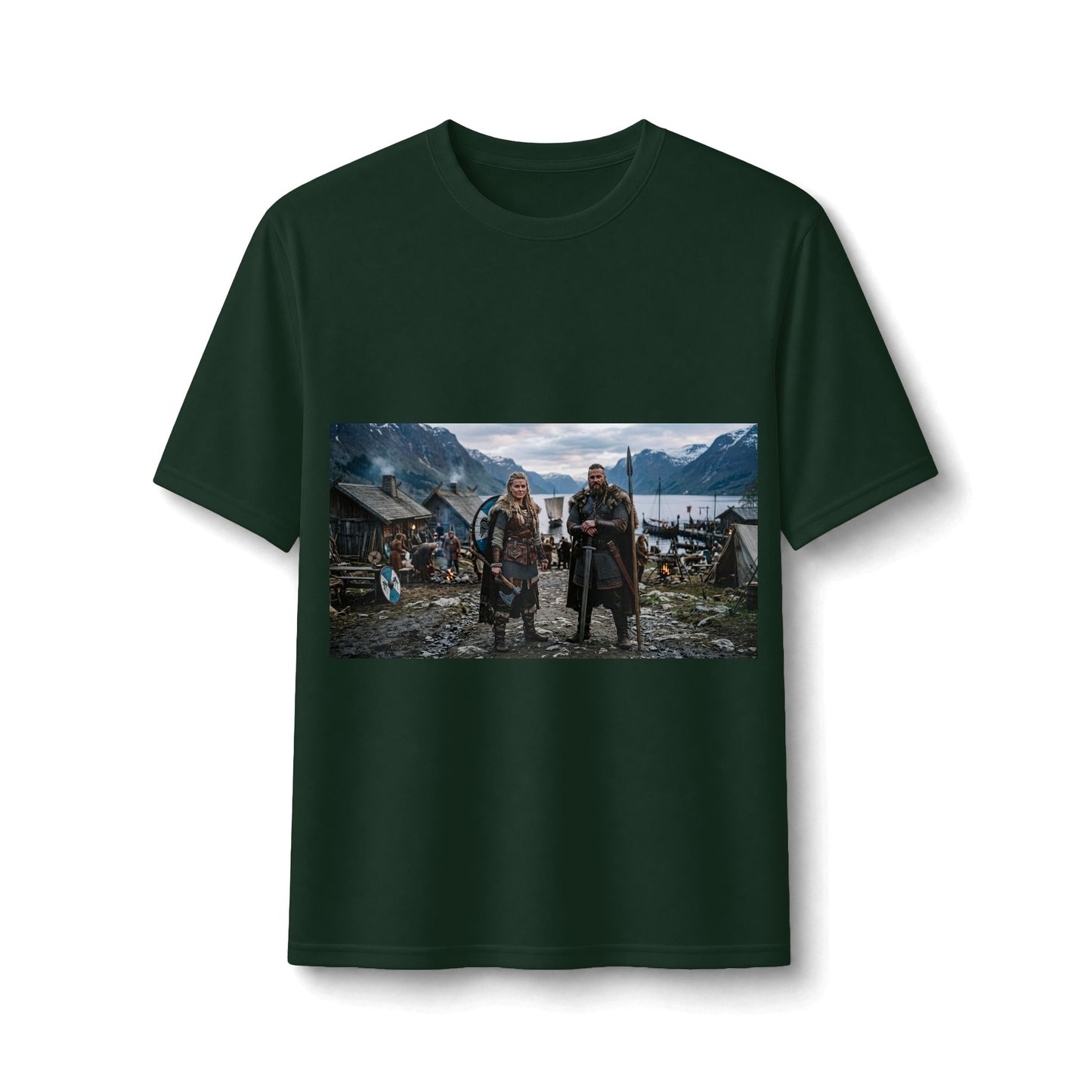 Viking Village Scene Performance Tee
