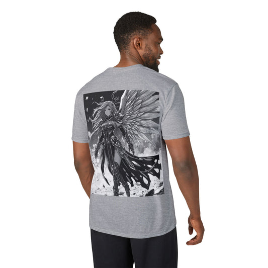 Angel Warrior T-Shirt — Gothic Fantasy Winged Hero Graphic Tee