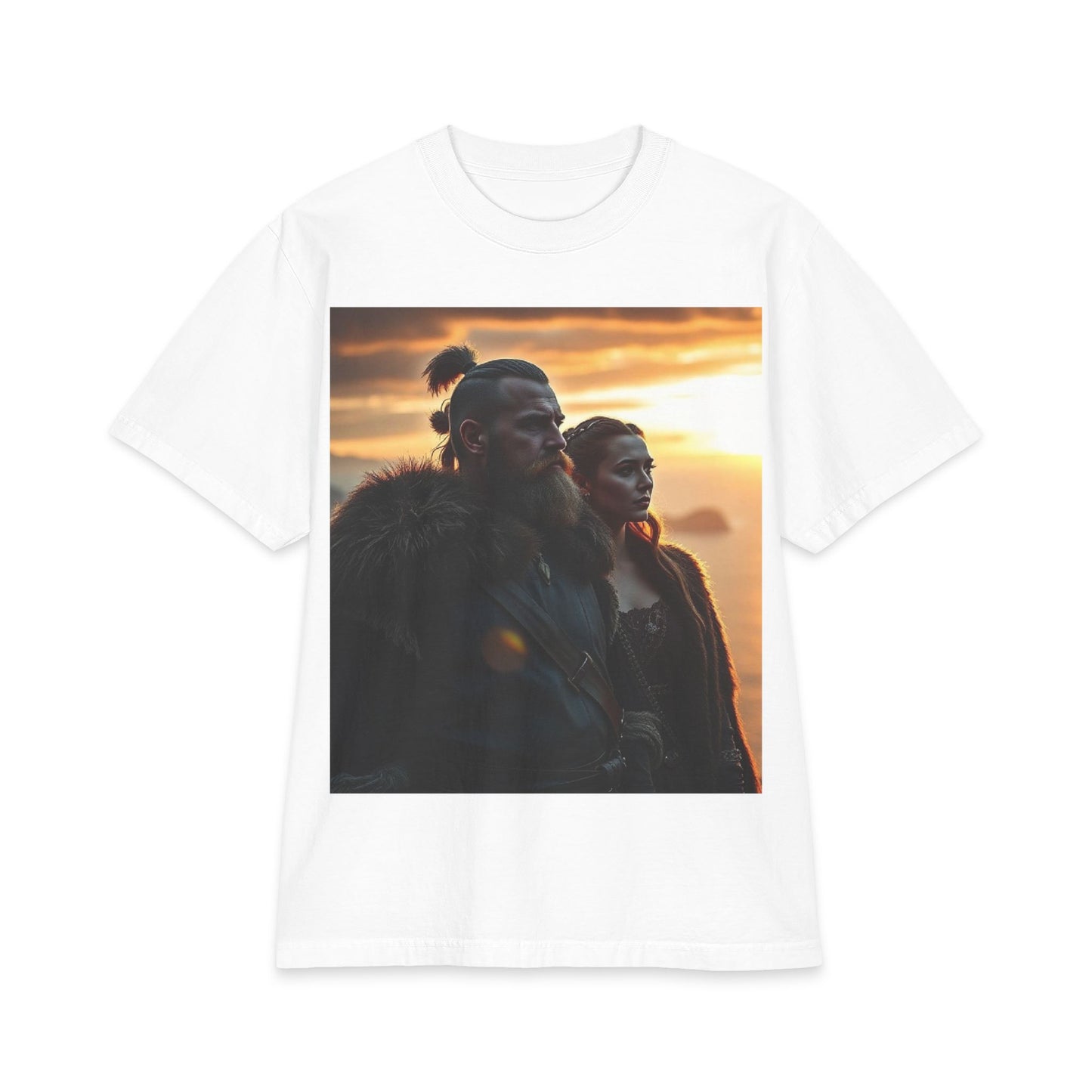 Viking Sunset Graphic T-Shirt