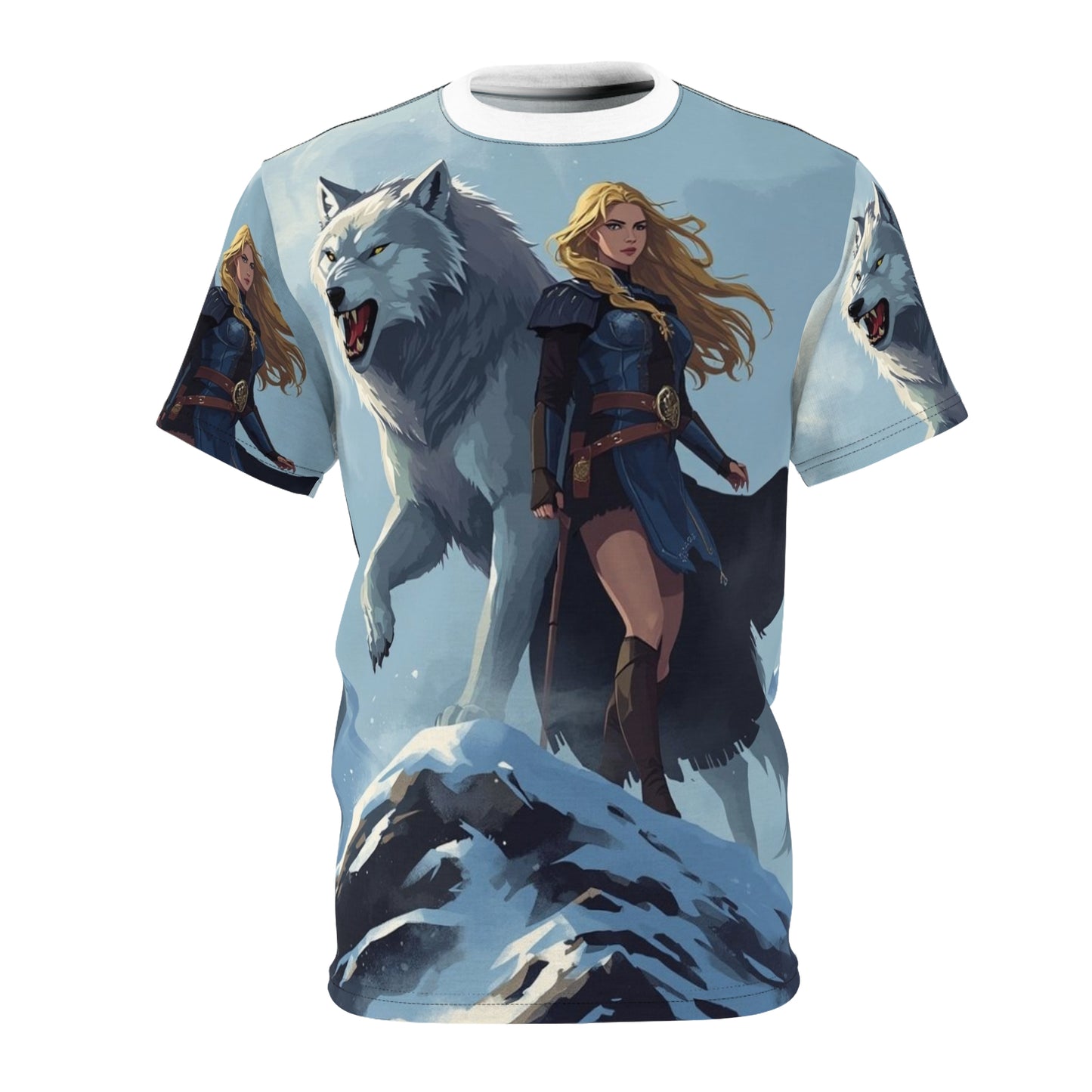 Valkyrie Wolf Protector All-Over Print Tee
