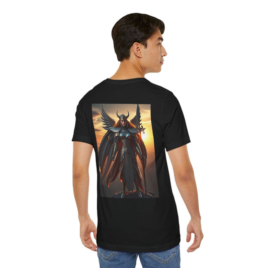 Valkyrie Warrior T-Shirt — Mythic Winged Armor Graphic Tee