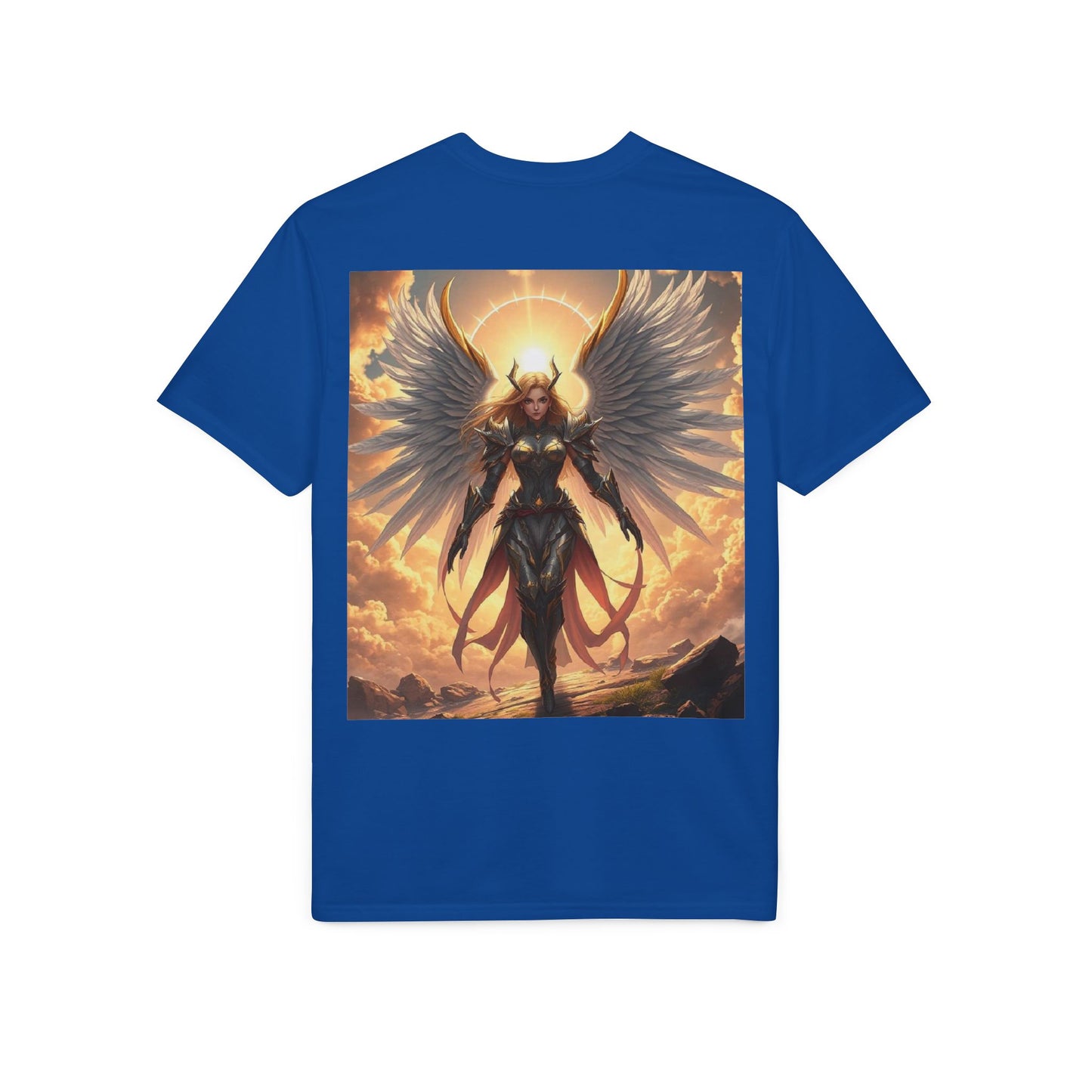 Angel Warrior T-Shirt — Radiant Valkyrie Fantasy Tee