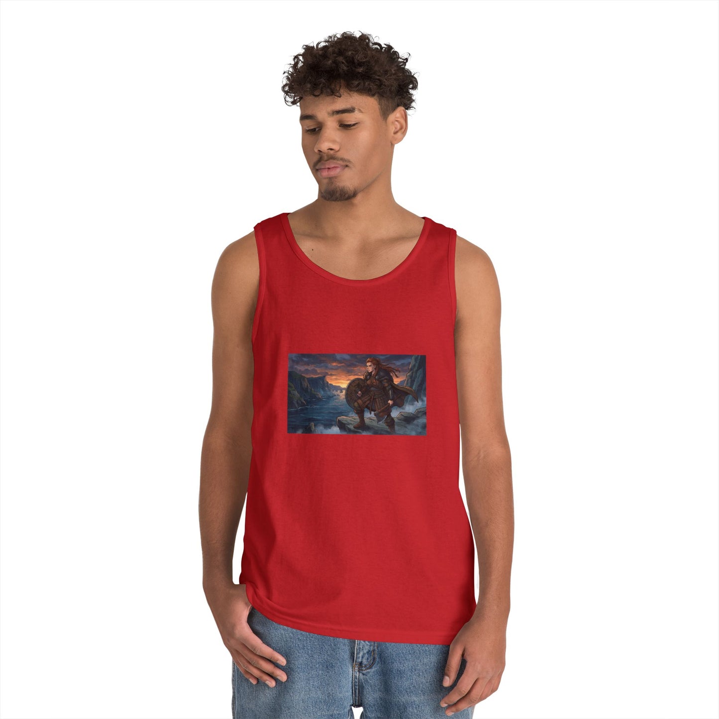 Viking Warrior Tank Top — Norse Saga Graphic Tank