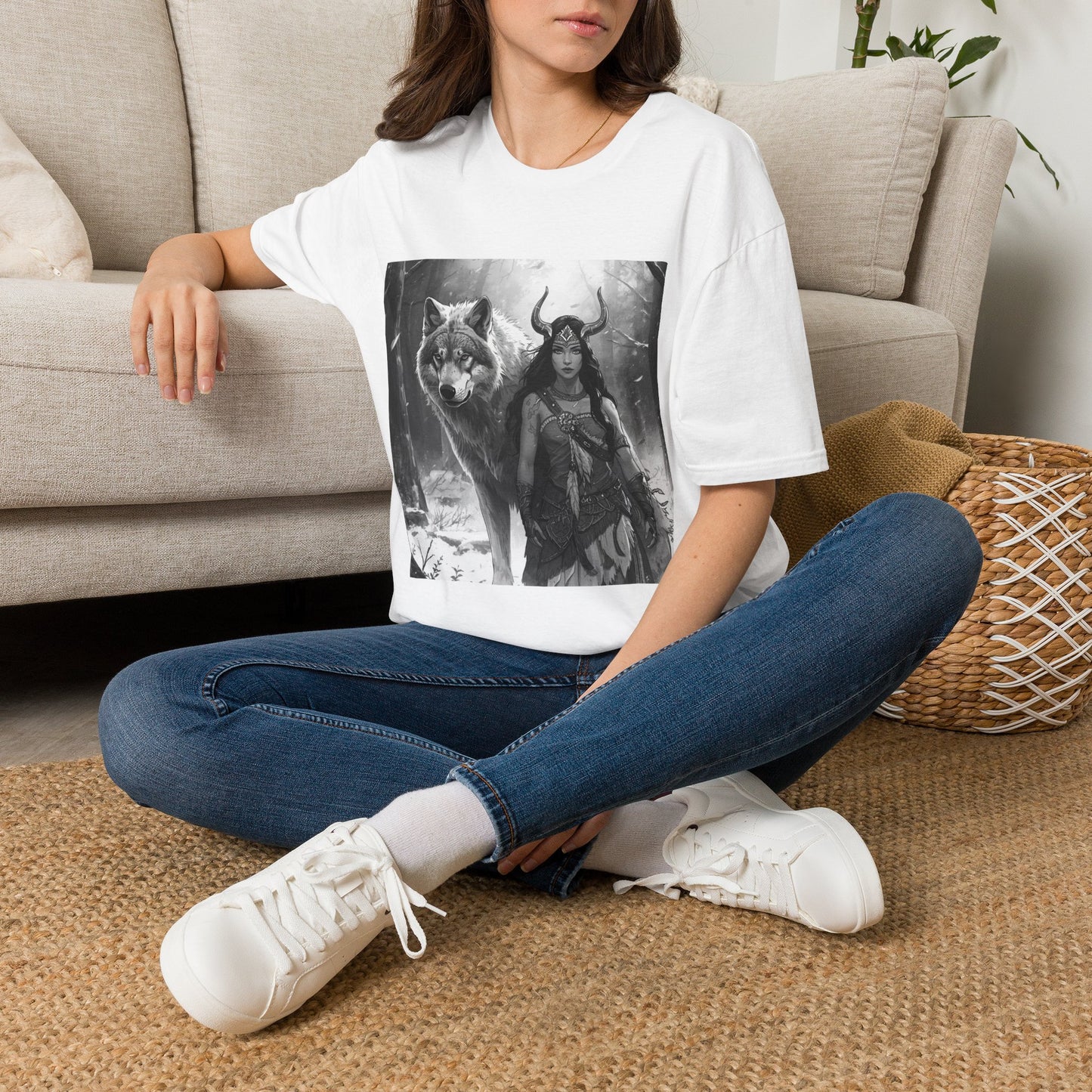 Valkyrie & Wolf Graphic T‑Shirt