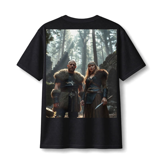 Viking Warriors Forest Light Cotton Tee