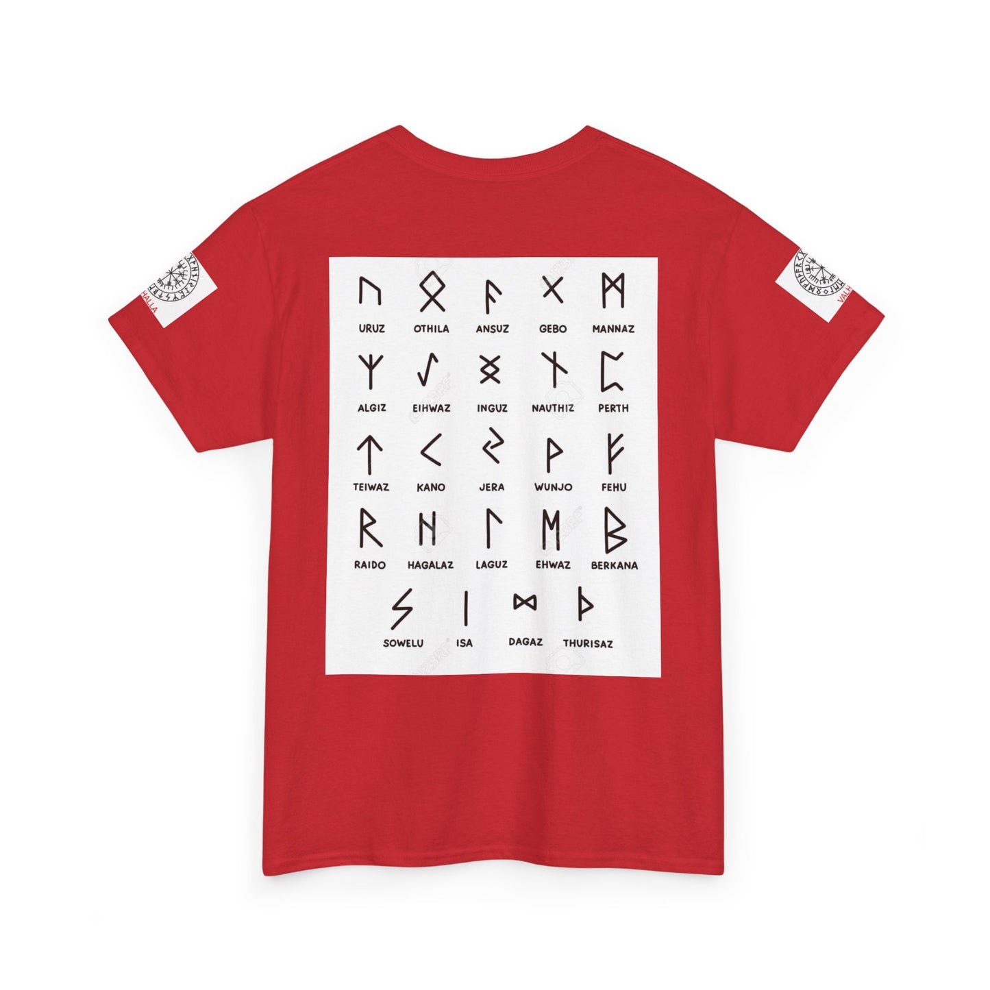 Runes Alphabet T‑Shirt — Viking / Norse Rune Chart Tee