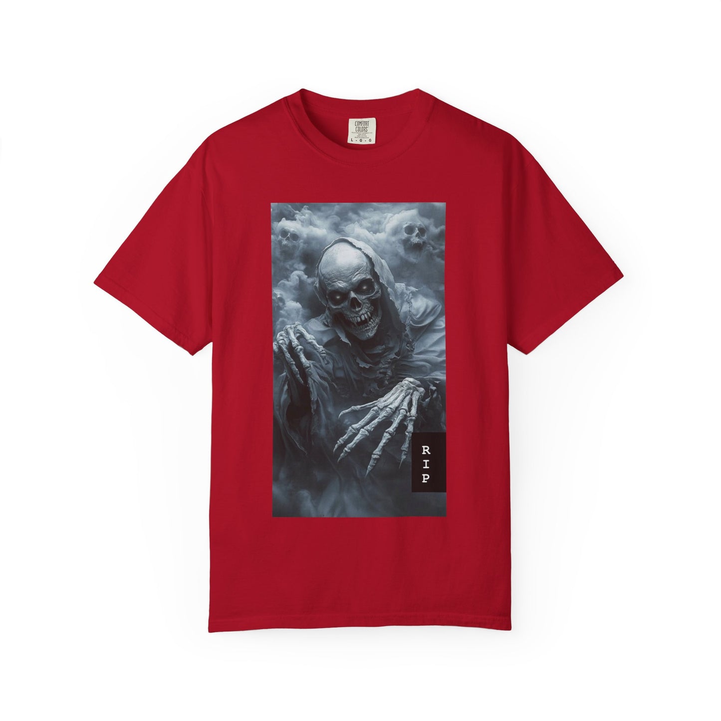 Grim Reaper Skull T-Shirt — RIP Horror Graphic Tee