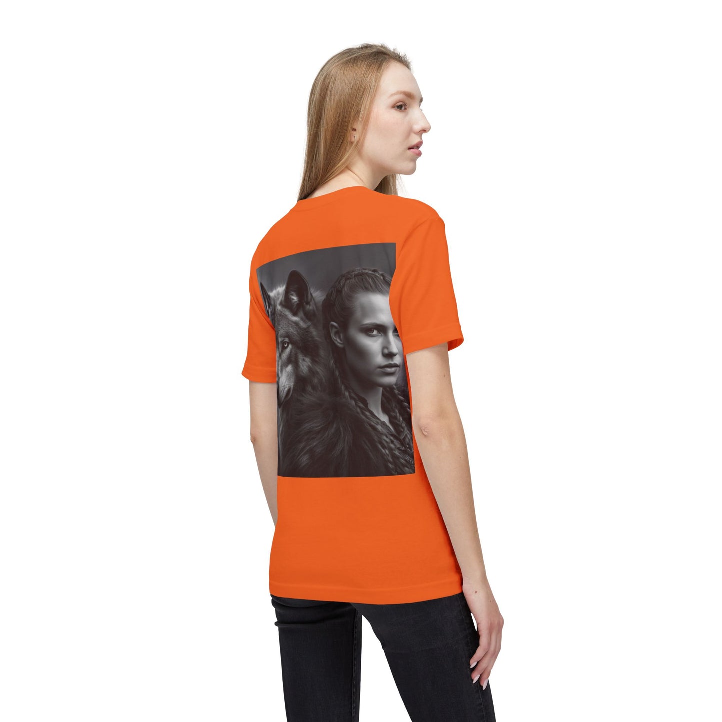 Wolf Spirit T-Shirt — Woman & Wolf Portrait Graphic Tee