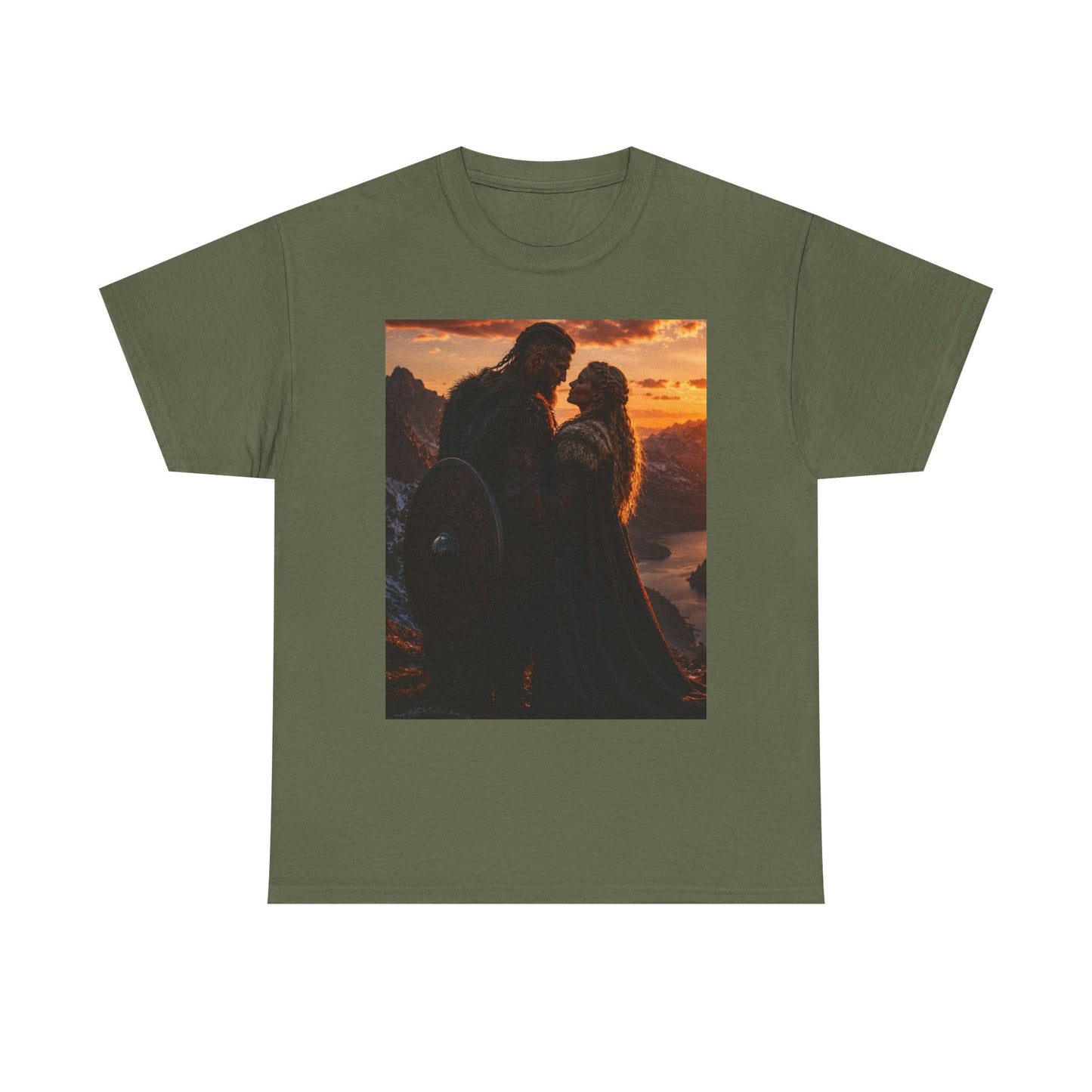 Viking Sunset Romance T-Shirt