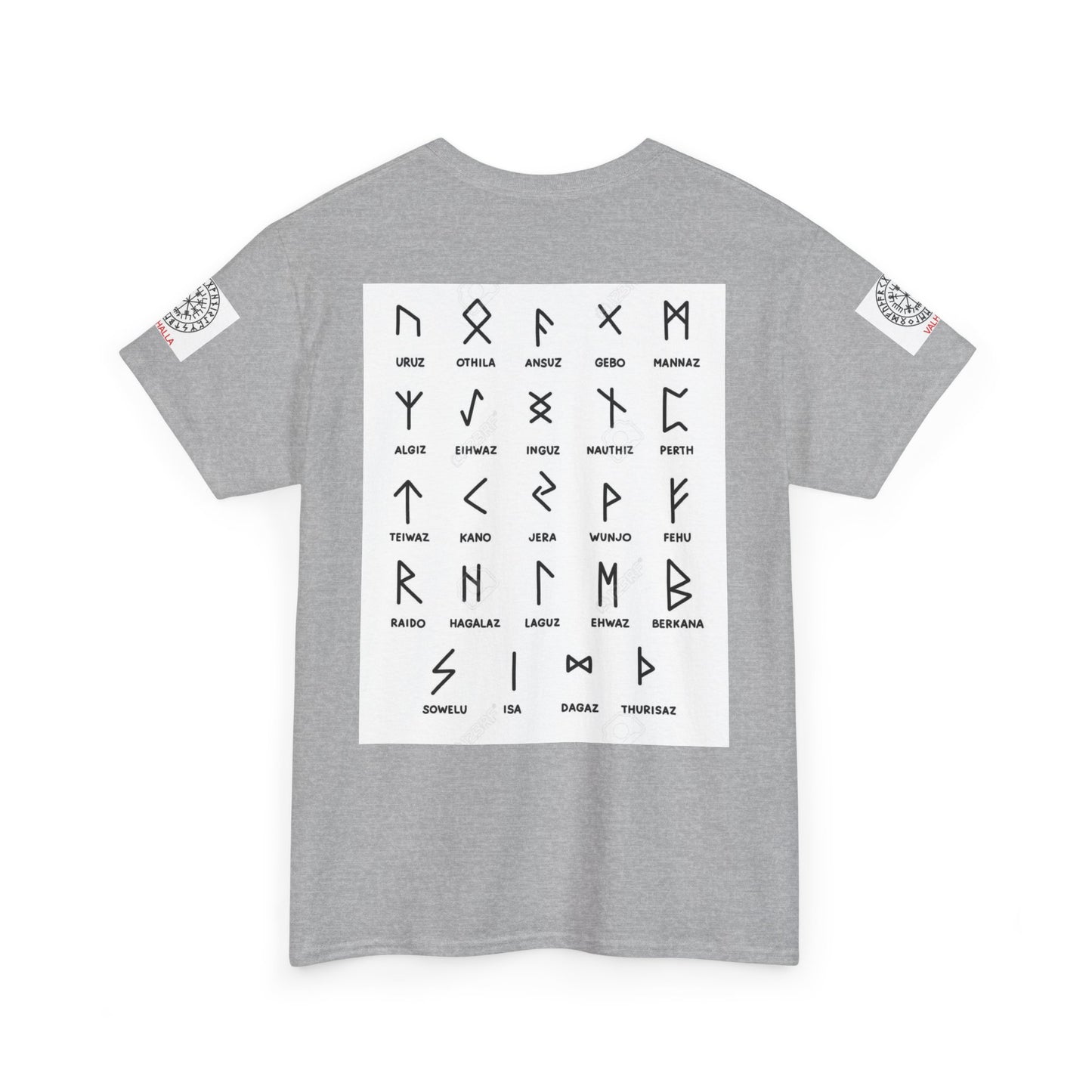 Runes Alphabet T‑Shirt — Viking / Norse Rune Chart Tee