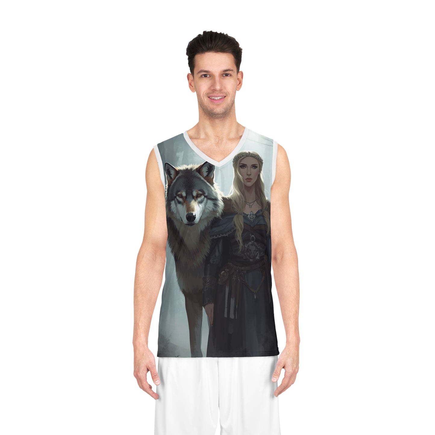Viking Wolf Guardian Basketball Jersey