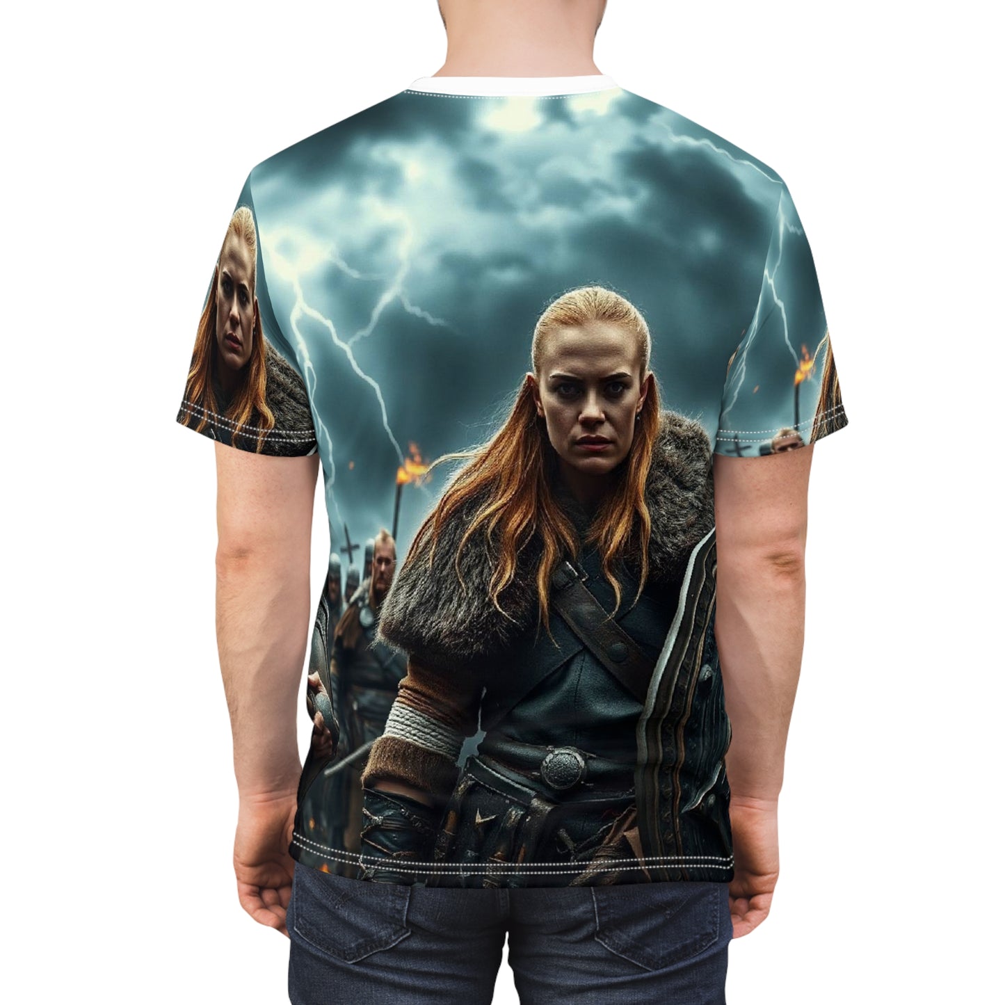 Viking Warrior All-Over Print Tee