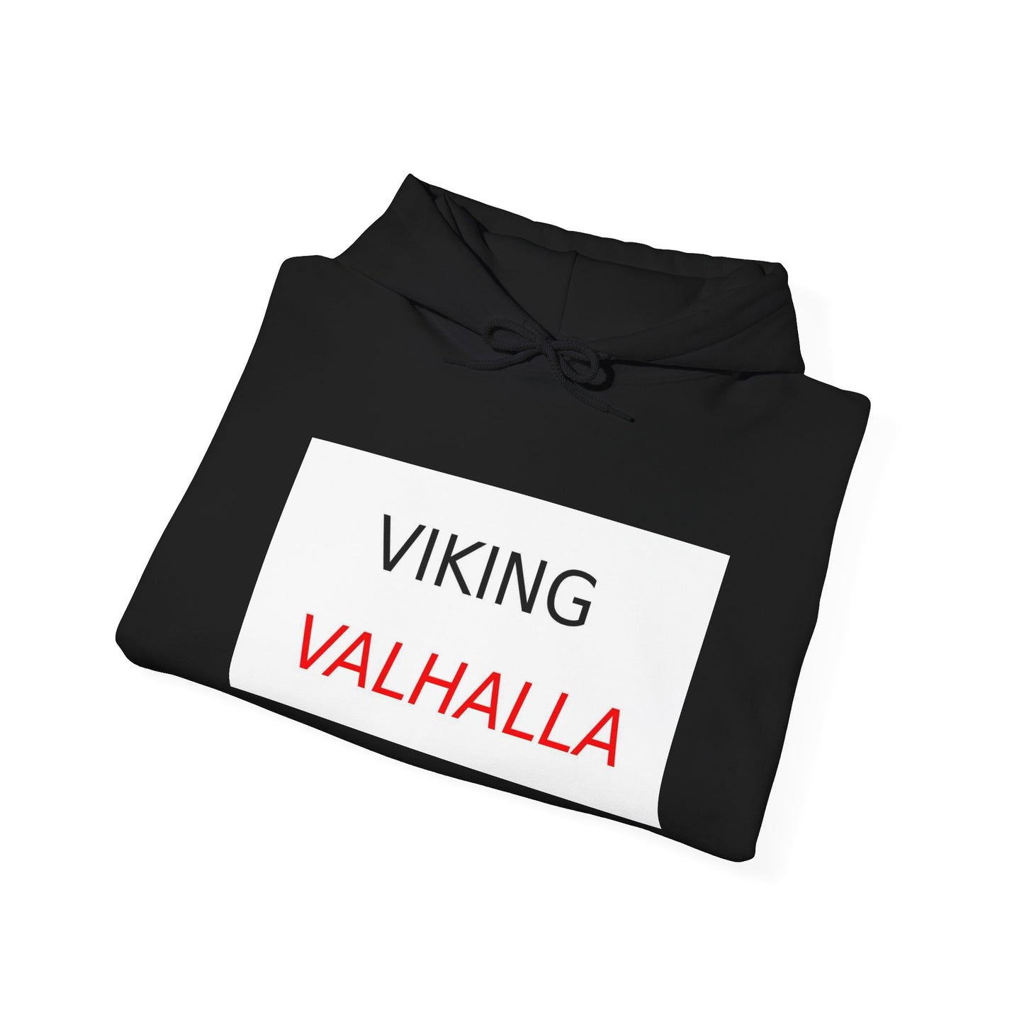 Viking Valhalla Hoodie — Norse Rune Shield Back Graphic
