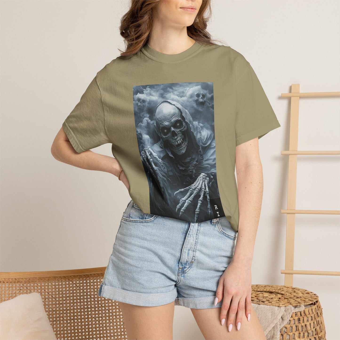 Grim Reaper Skull T-Shirt — RIP Horror Graphic Tee