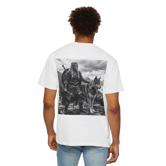 Viking Warrior with Wolf T-Shirt