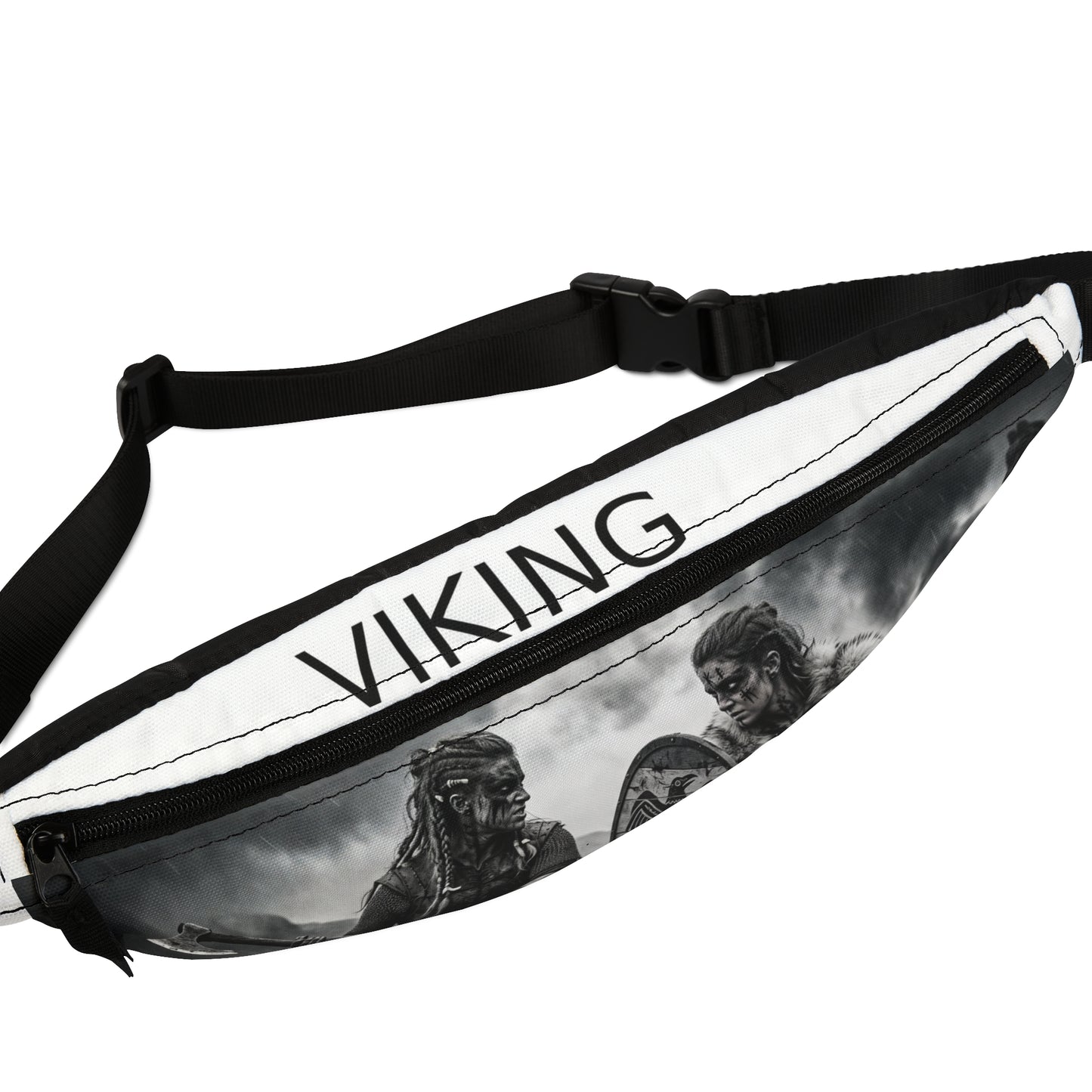 Viking Warriors Fanny Pack — Nordic Shield Battle Waist Bag