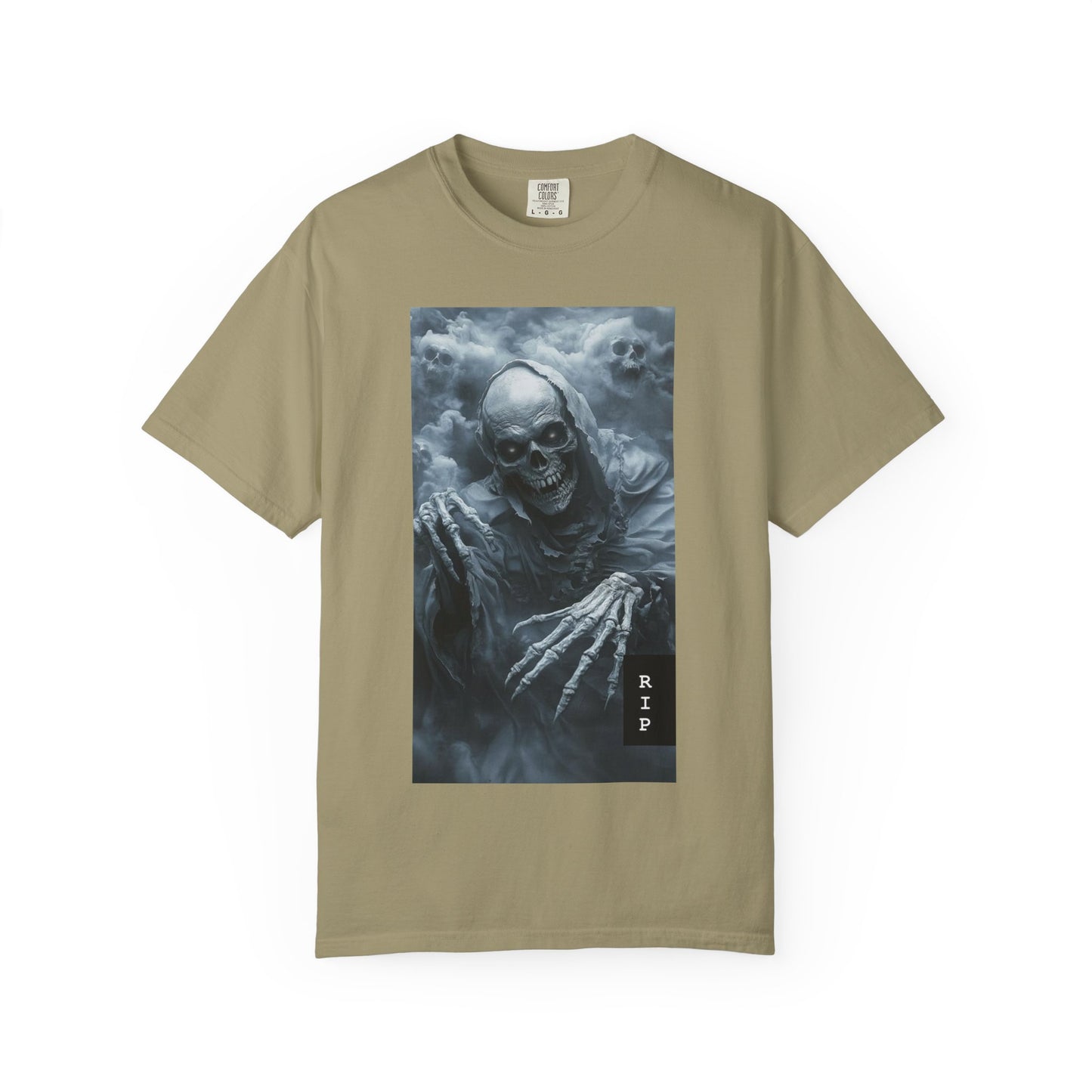 Grim Reaper Skull T-Shirt — RIP Horror Graphic Tee