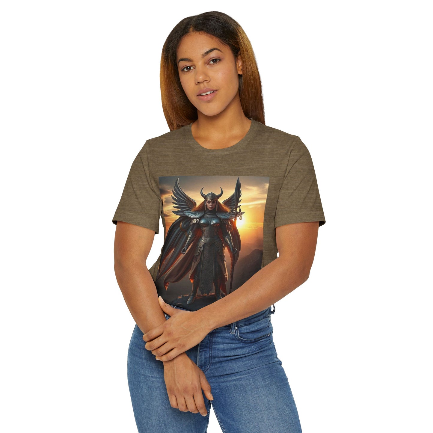 Valkyrie Warrior T-Shirt — Mythic Winged Armor Graphic Tee