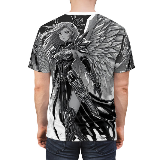 Angel Warrior Graphic Tee — Fantasy Anime Valkyrie AOP Shirt