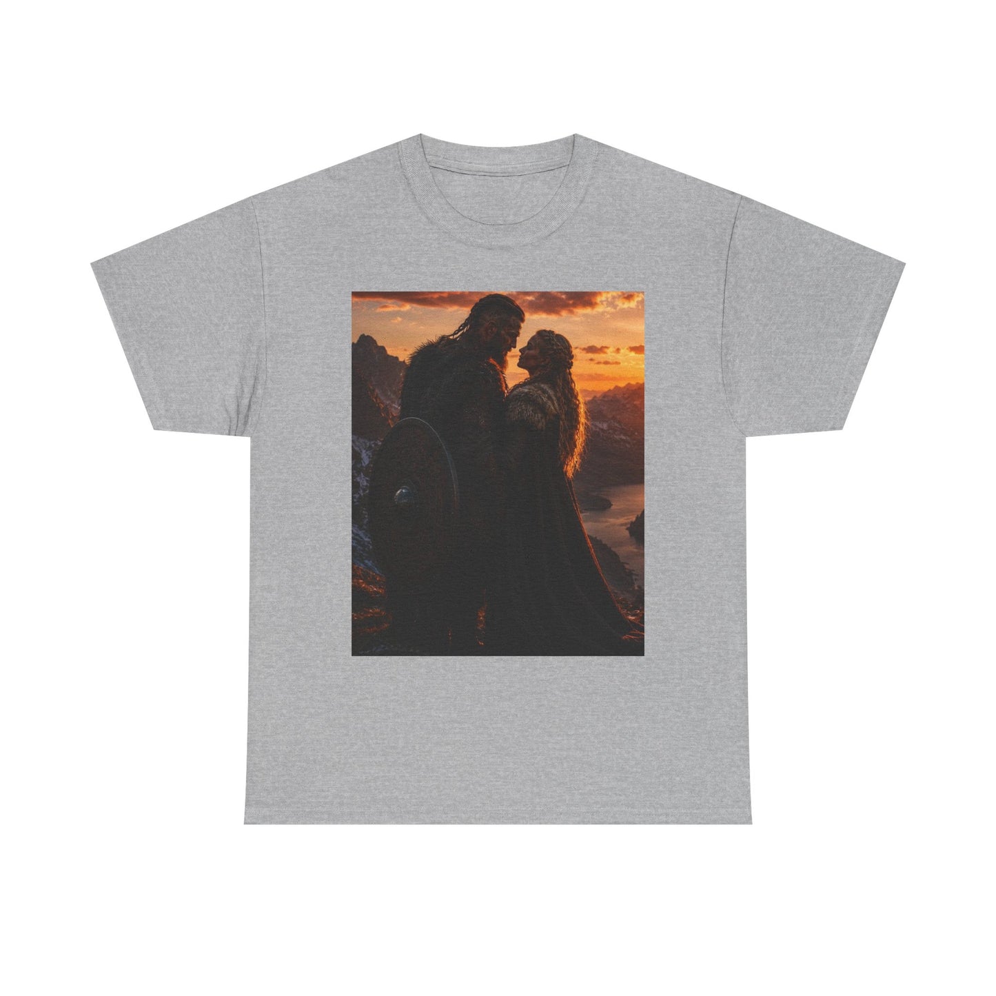 Viking Sunset Romance T-Shirt