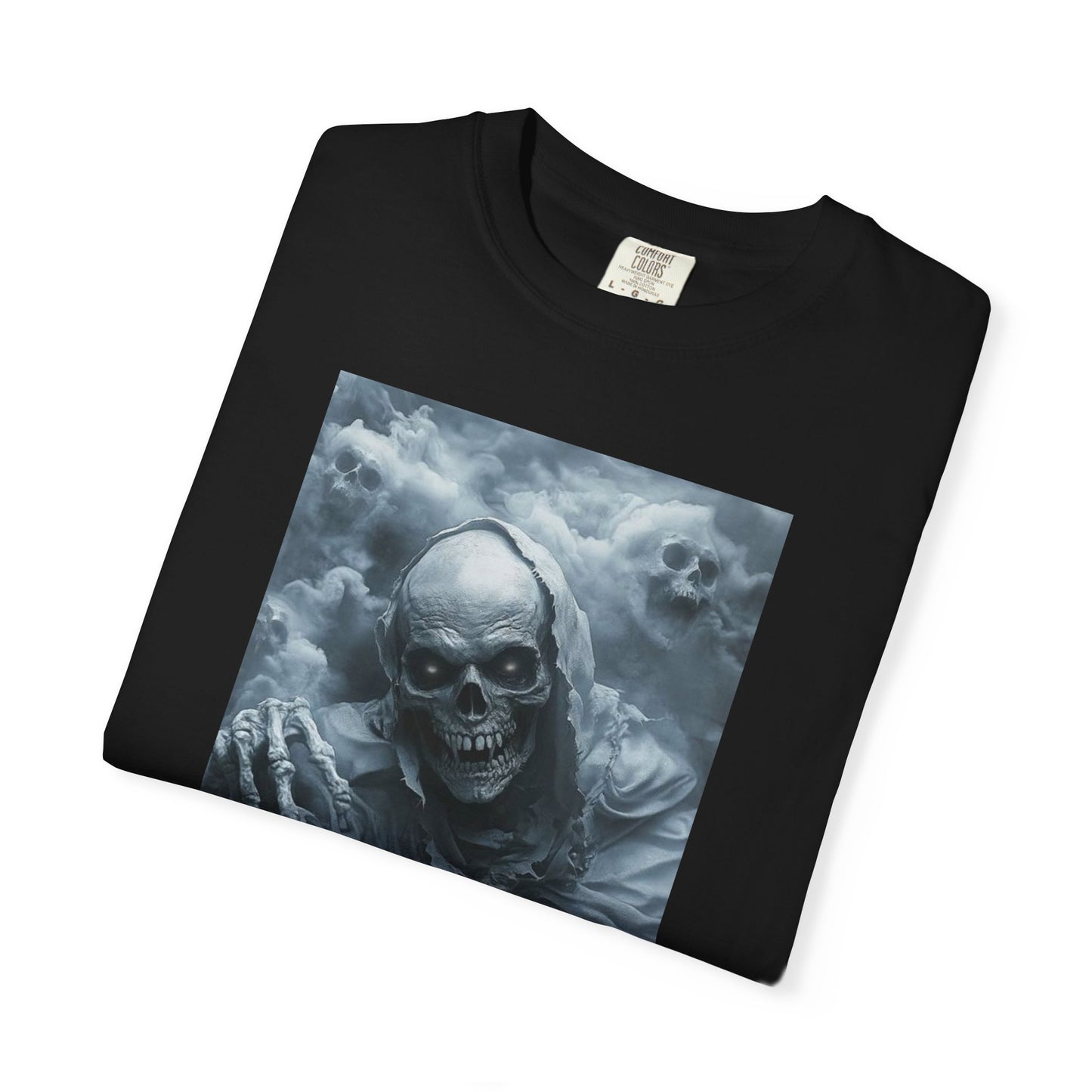 Grim Reaper Skull T-Shirt — RIP Horror Graphic Tee