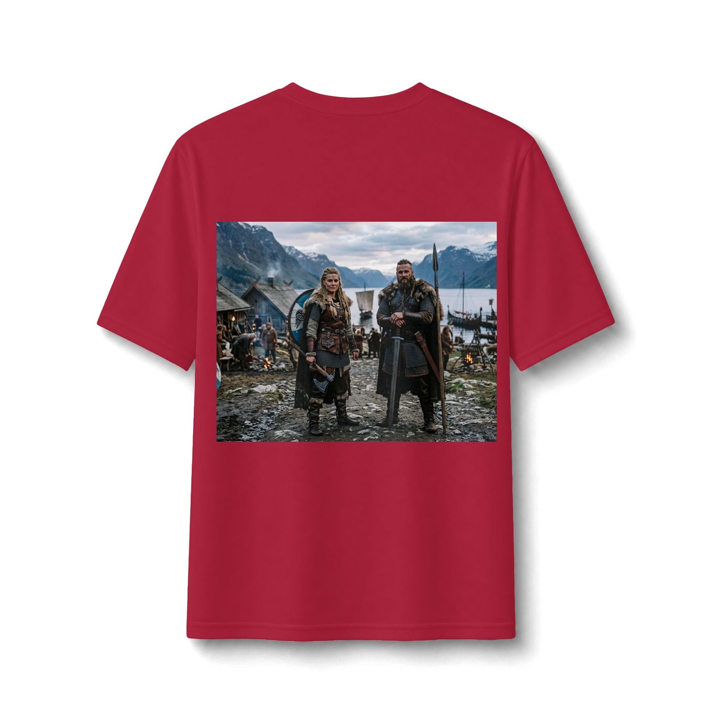 Viking Village Scene Performance Tee