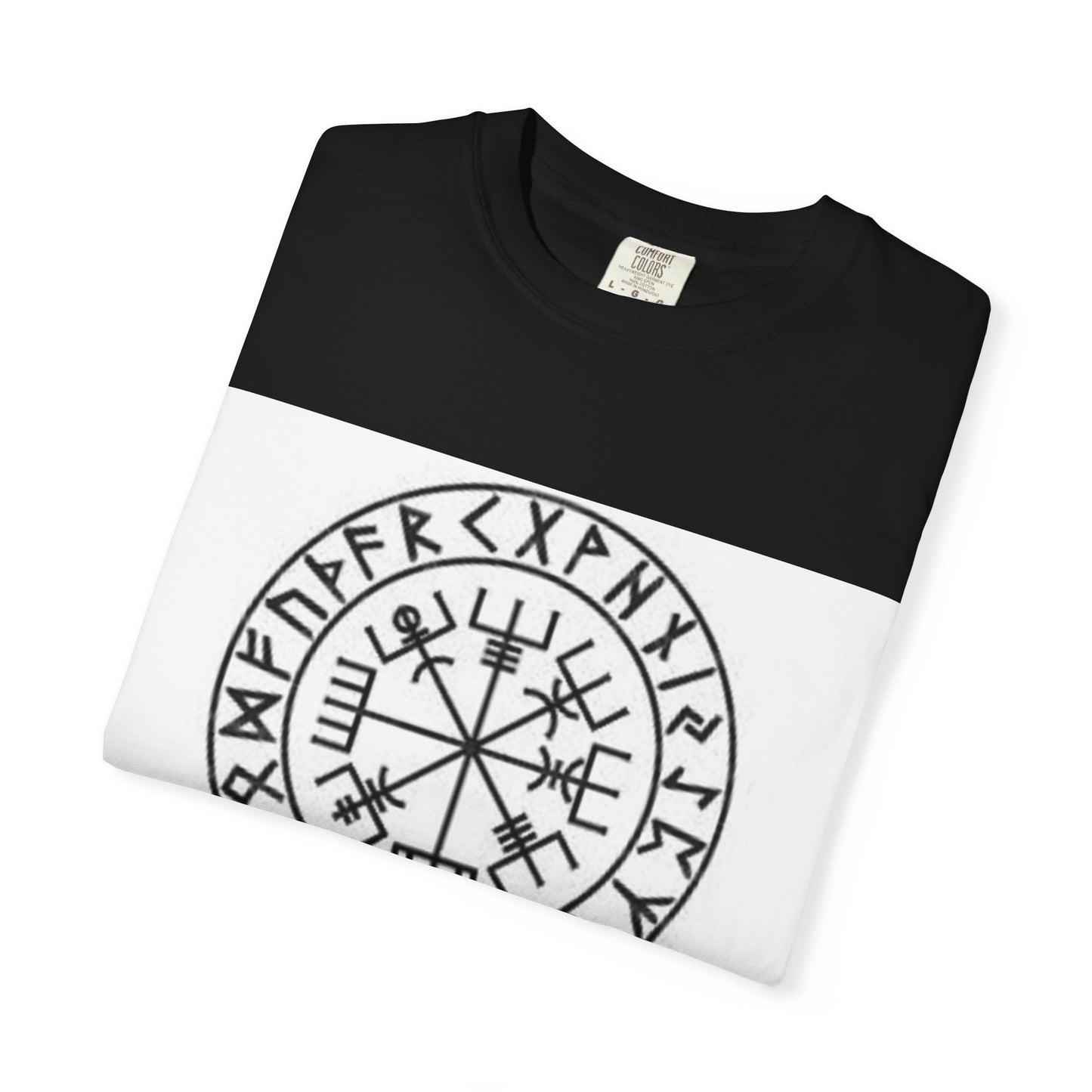 Valhalla Rune Compass T-Shirt — Viking Vegvísir Design