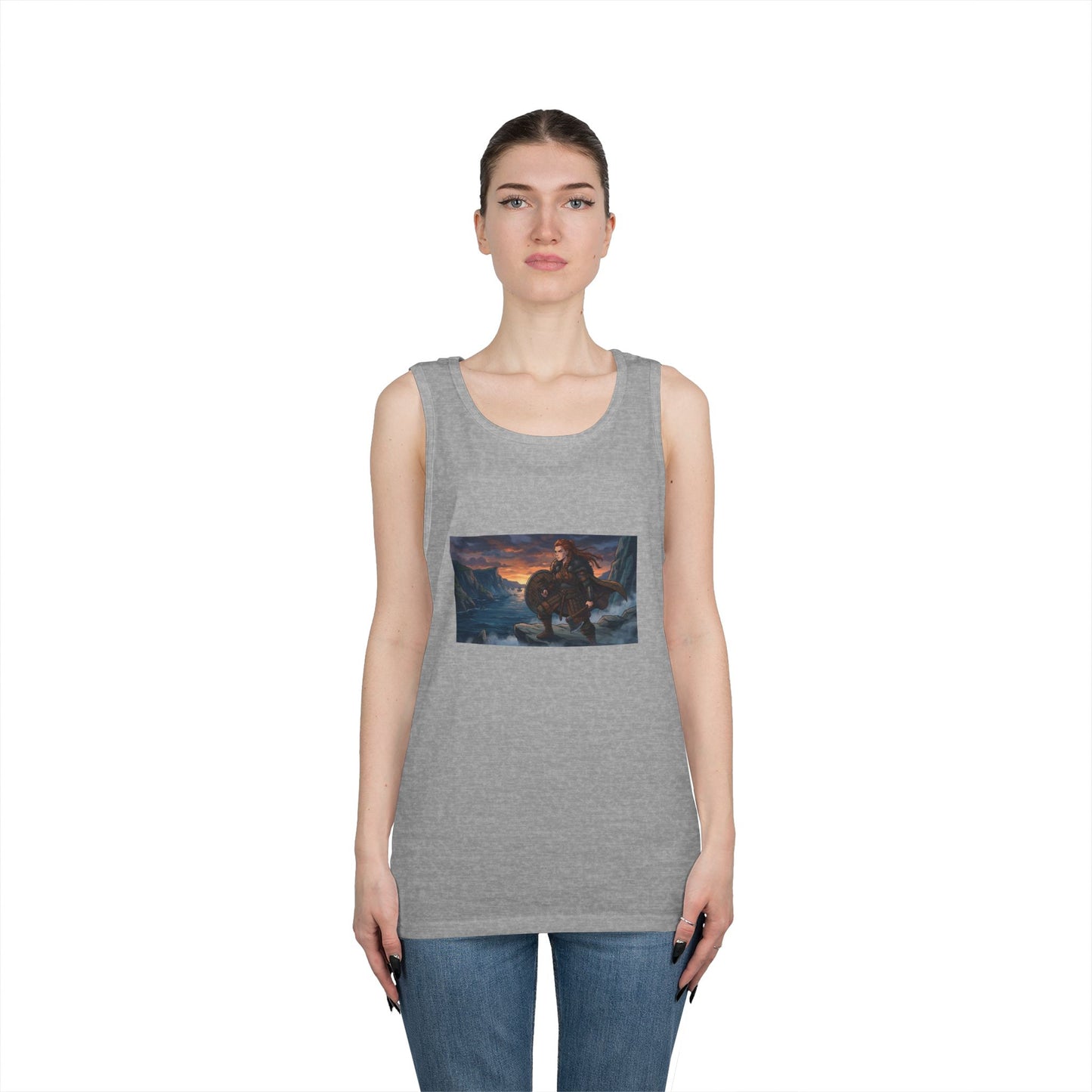 Viking Warrior Tank Top — Norse Saga Graphic Tank