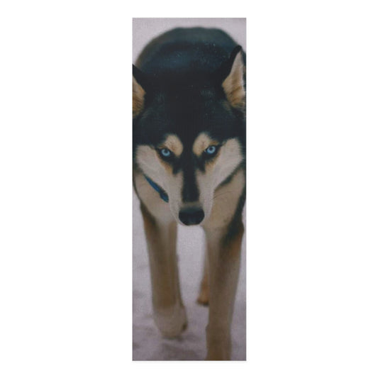 Husky Print Foam Yoga Mat – Wilderness-Inspired Exercise Mat for Pet Lovers