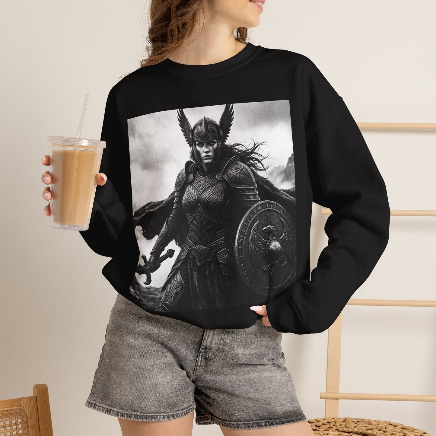 Valkyrie Warrior Crewneck Sweatshirt