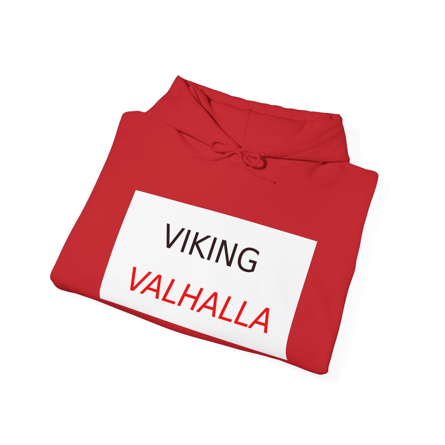 Viking Valhalla Hoodie — Norse Rune Shield Back Graphic