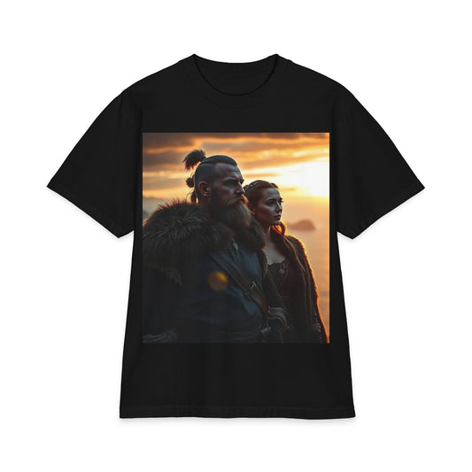 Viking Sunset Graphic T-Shirt