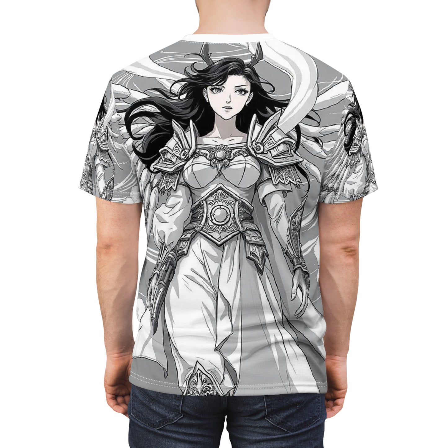 Angel Warrior All-Over Print Tee — Fantasy Goddess AOP Shirt