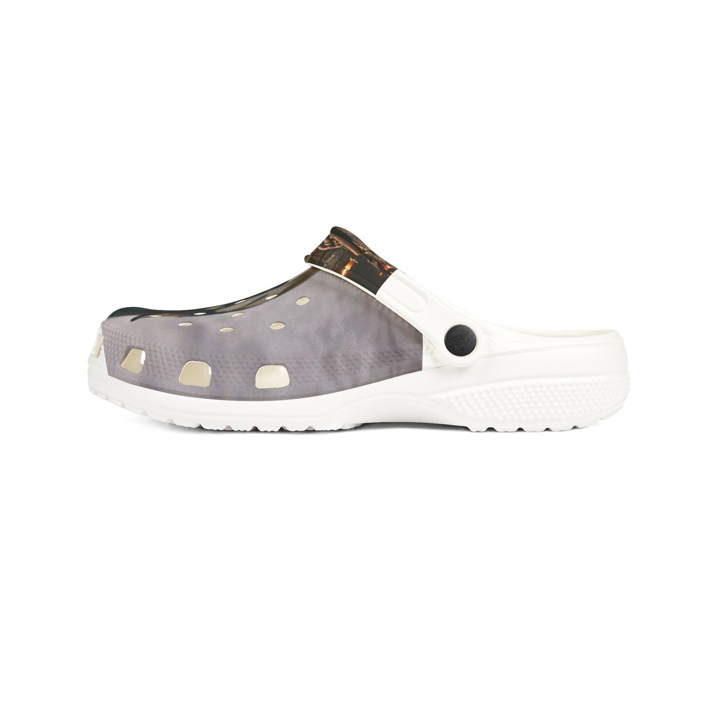 Camouflage Polka EVA Foam Clogs — Lightweight Slip-On Garden Shoes