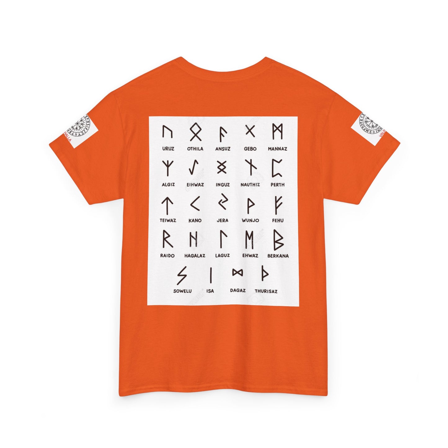 Runes Alphabet T‑Shirt — Viking / Norse Rune Chart Tee